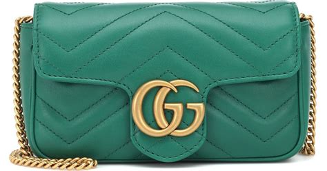 emerald green gucci marmont